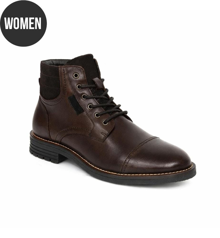 Lederstiefel - Braun