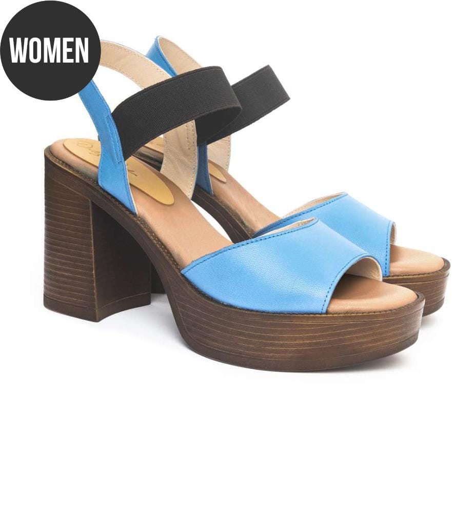 Dressing-Schuhe aus Leder - Blau