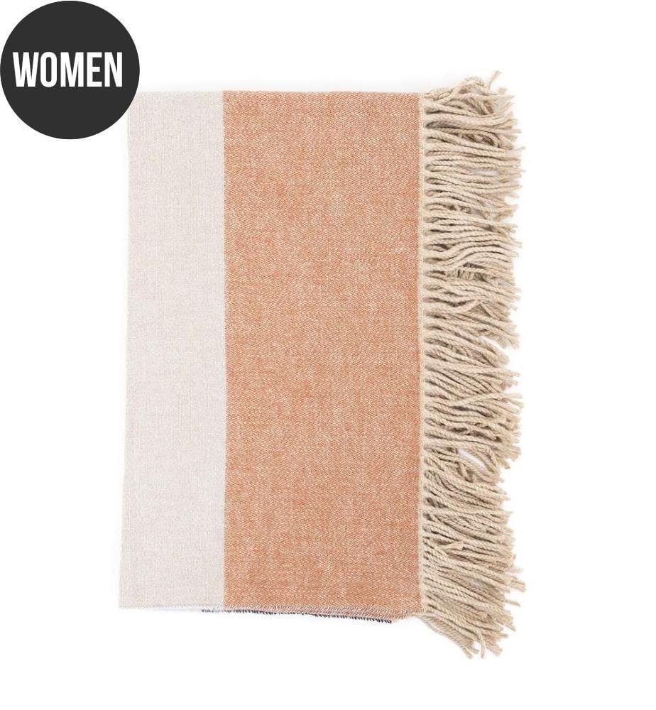 Miline Schal - Beige und Orange