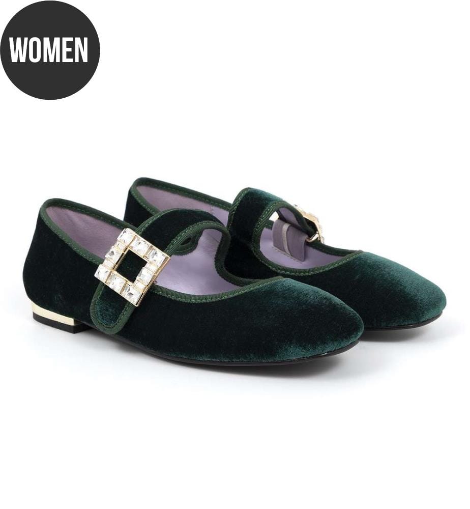Ballerina-Schuhe - Grün