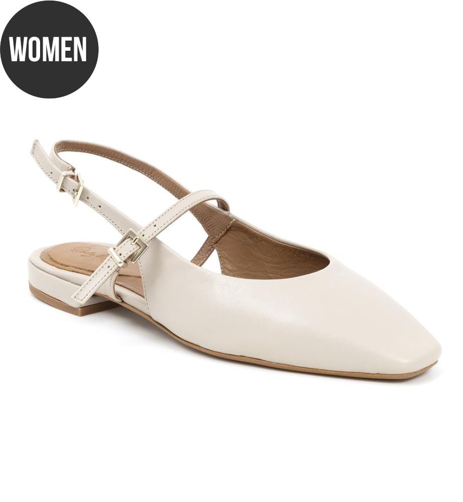 Lederschuhe - Beige