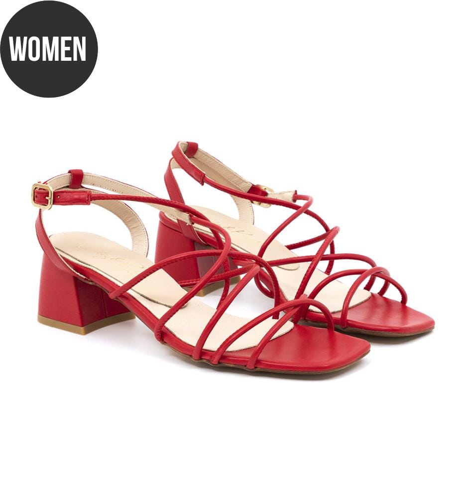Dressing-Schuhe aus Leder - Rot