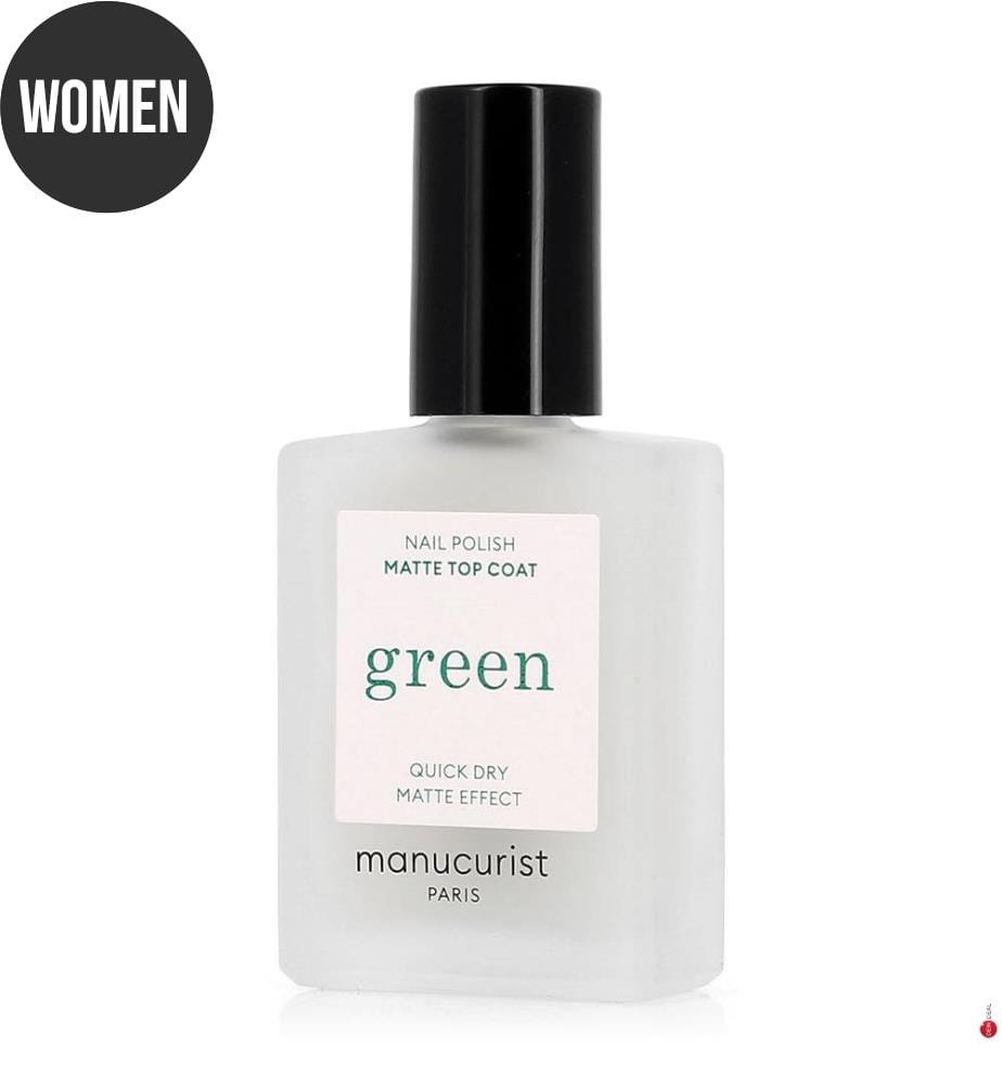 Top Coat Mat Verde ad asciugatura rapida - 15 ml