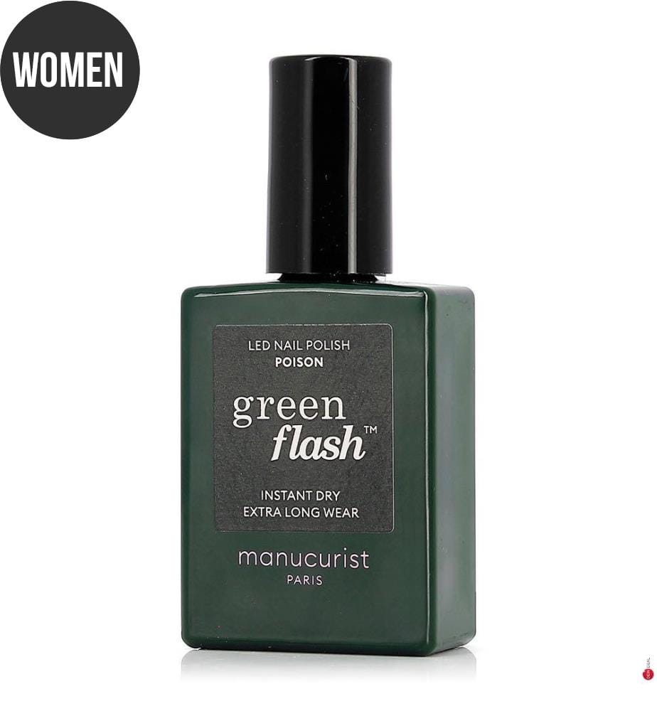 Smalto semipermanente Poison Green Flash - 15 ml