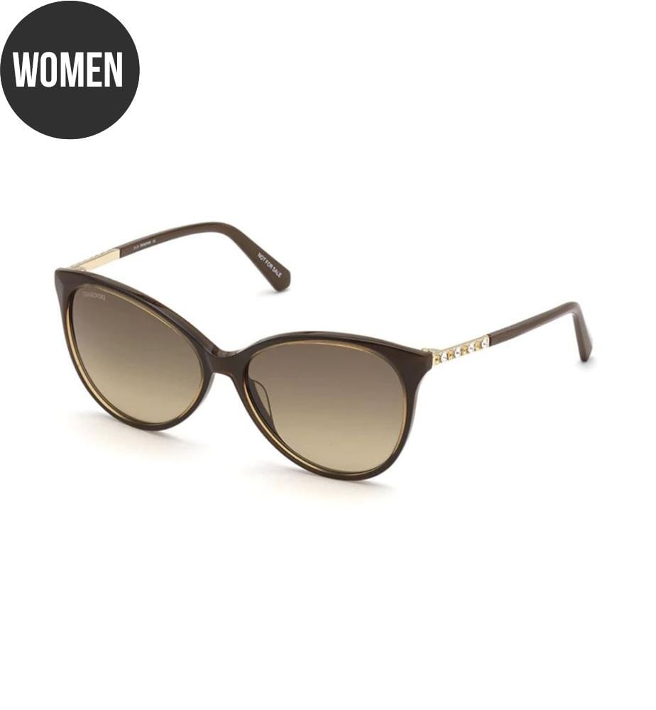 Occhiali da sole Sk0309 Marrone scuro lucido/Lente marrone