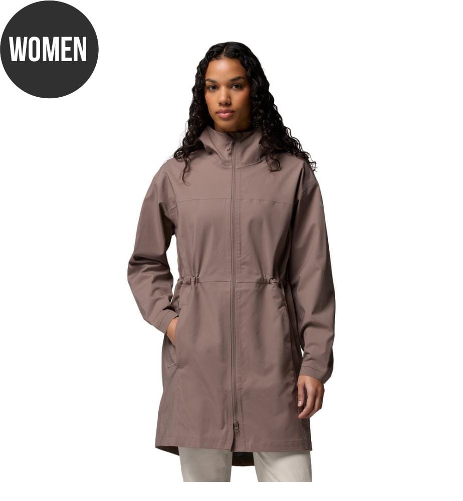 Lange wasserdichte Jacke Weekend Adventure™ II - Taupe