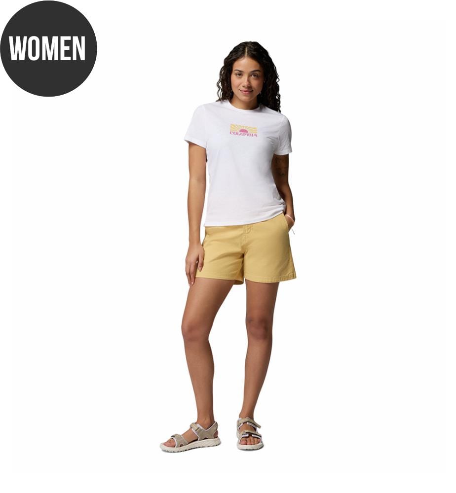 Figurbetontes T-Shirt mit Ruby Springs™-Motiv - Weiss