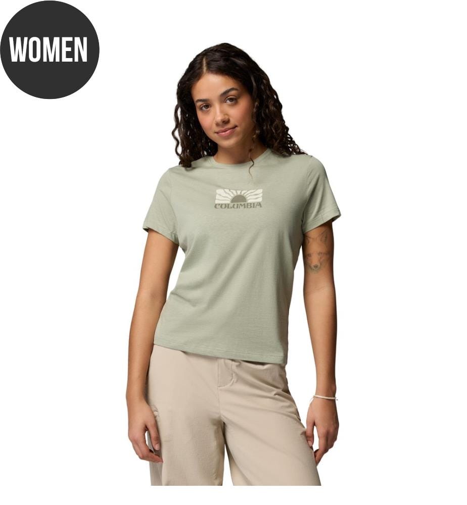 Figurbetontes T-Shirt mit Ruby Springs™-Motiv - Wassergrün