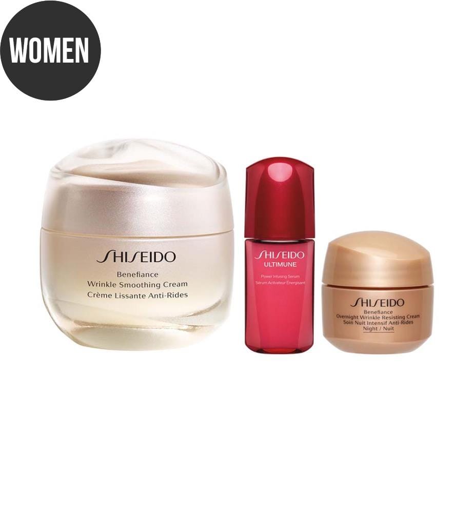 BENEFIANCE FALTENGLÄTTENDES CREME-SET