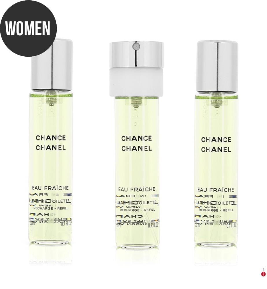 Eau de Toilette Chanel Chance - 3 x 20 ml