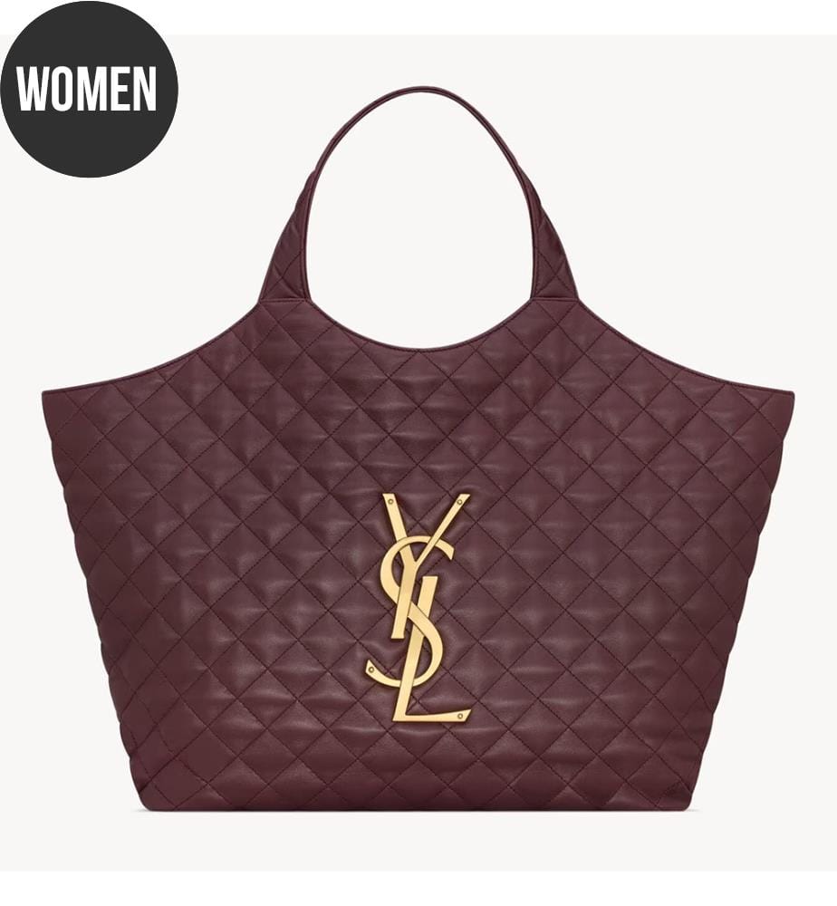 Sac Icare matelassé nappa - Rouge Cabernet