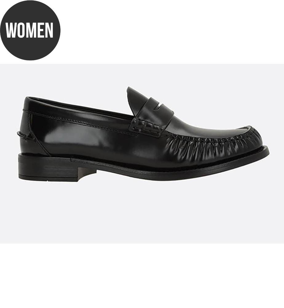 Leather Loafers - Black