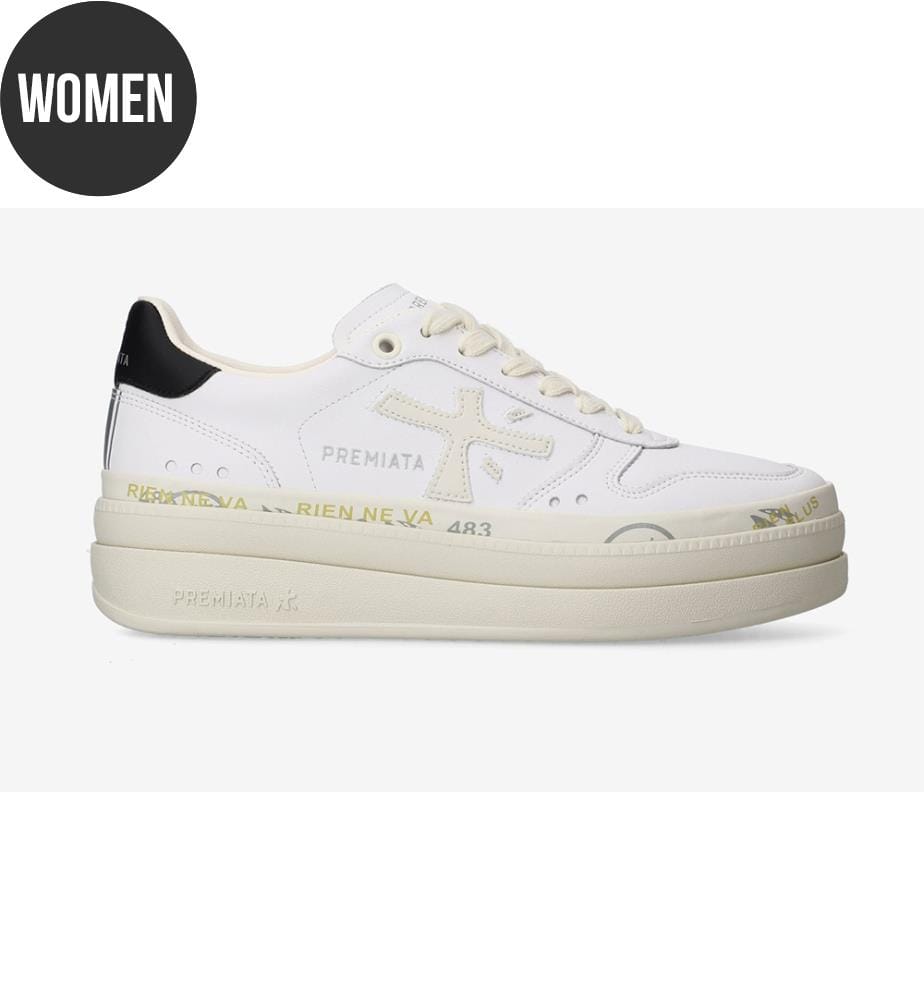 Baskets Micol - Blanc et Noir
