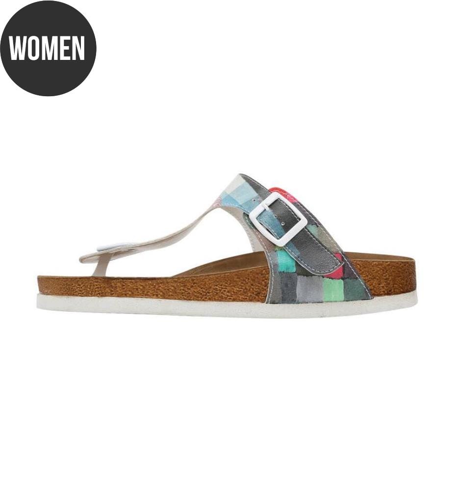Flip-Flops Yabara with Fish - Mehrfarbig