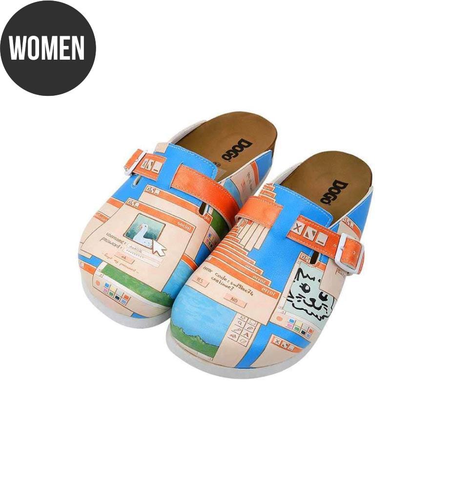 Vegane Leder Pantoffeln Multicolor - Fehlercode