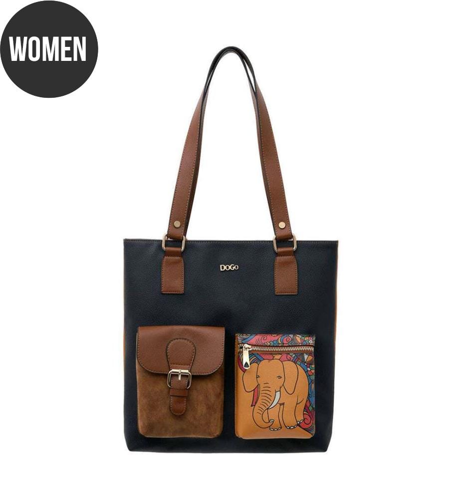 India Design" vegan shopping bag - Orange