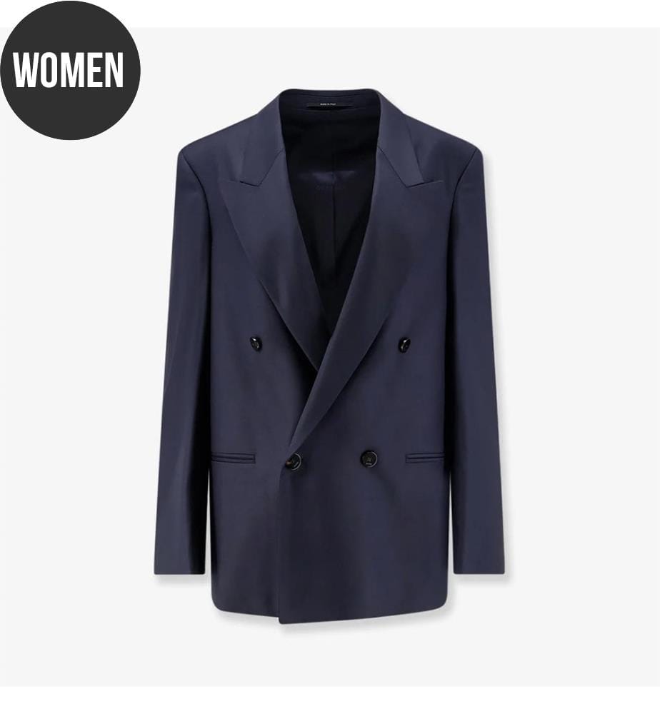 Giacca in lana leggera - Blu