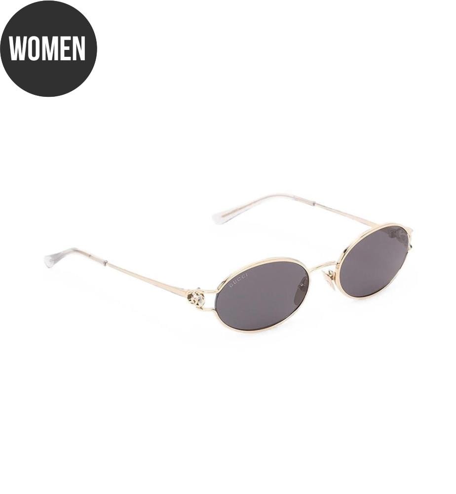 Rectangular Sunglasses - Gold-Gray