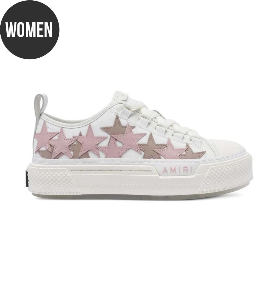 „Amiri Stars Court Low“ Sneaker – Weiss