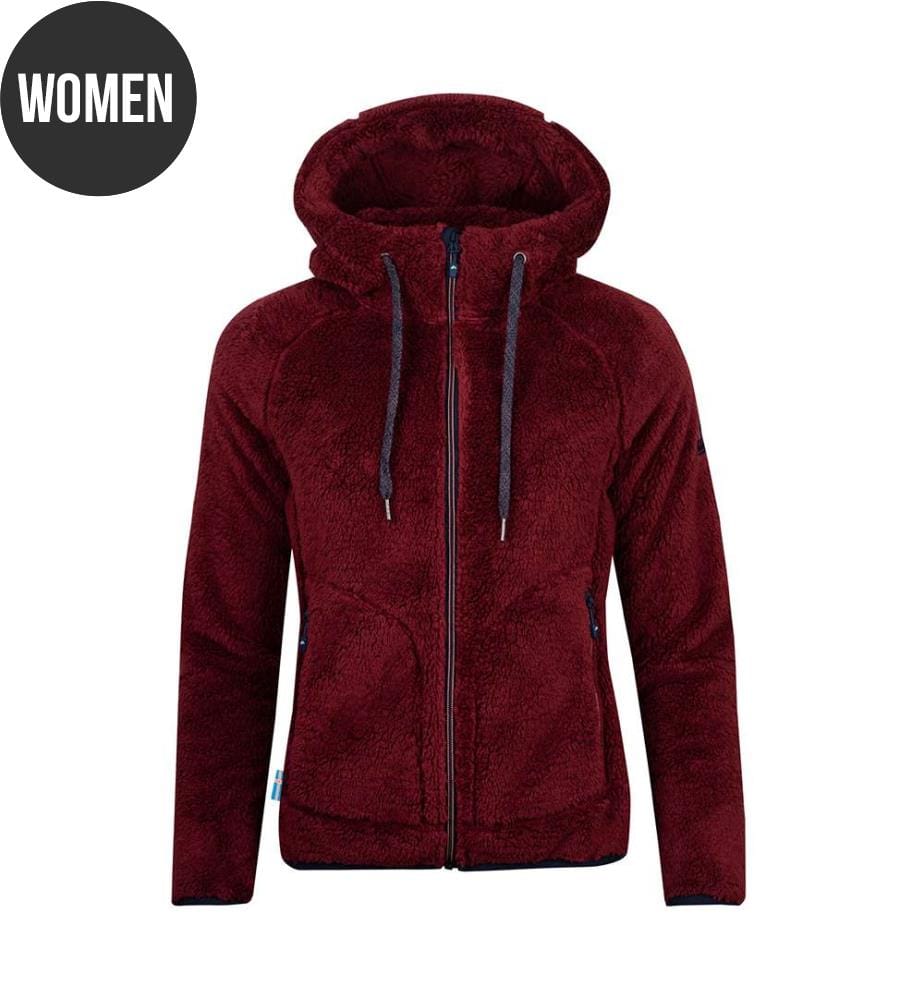 Fleece-Jacke Glymur - Dunkelrot