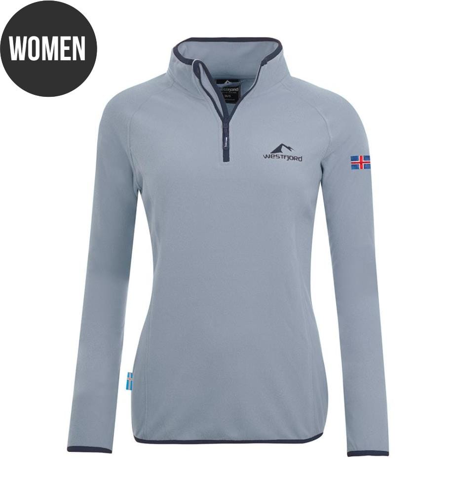 Fleece-Pullover Hekla - Sturmgrau Und Graphit