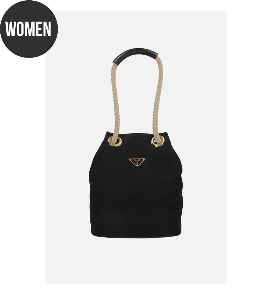 Petit sac seau Mariner en Re-Nylon – Noir