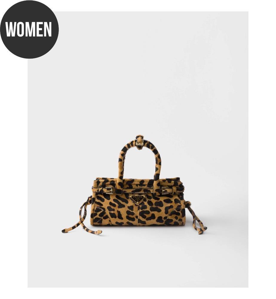 Bonnie Mini Borsa in pelle stampata - Miele