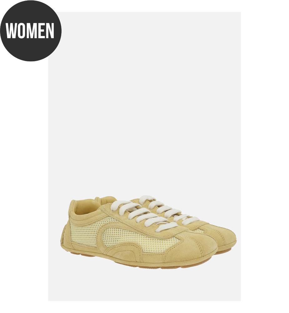 Montecarlo Sneakers Reissue in Yellow Suede - Yellow