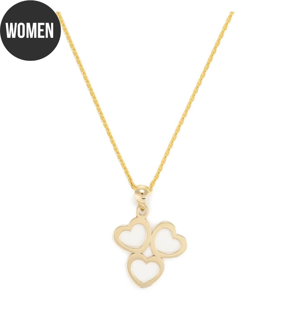 Anhänger Triple Coeur - Gelbgold