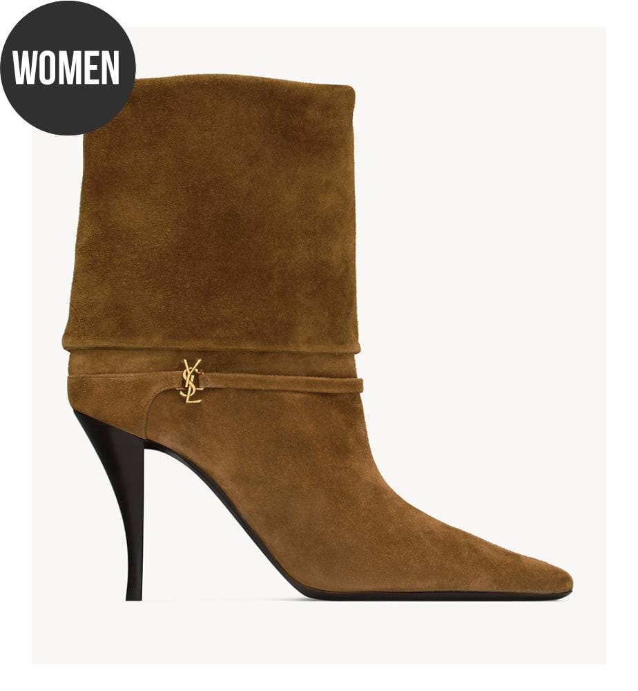 NIKI suede ankle boots – Brown