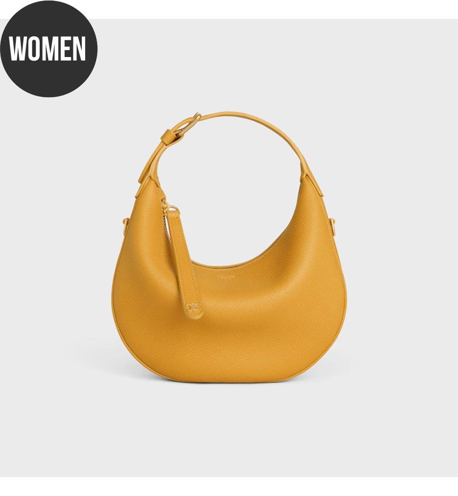 Handtasche aus genarbtem Kalbsleder – Marigold