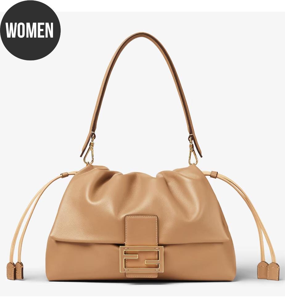 Handtasche „Baguette“ – Beige