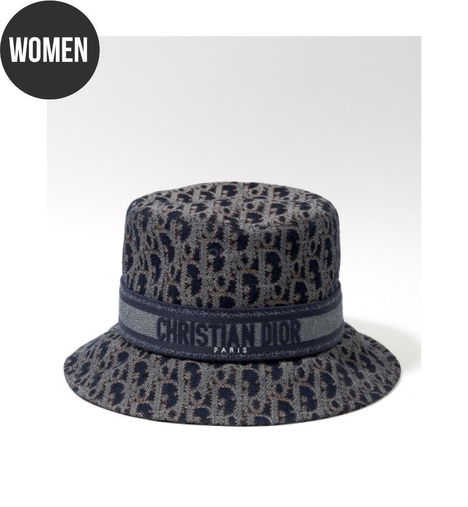 Jacquard-Hut – Blau