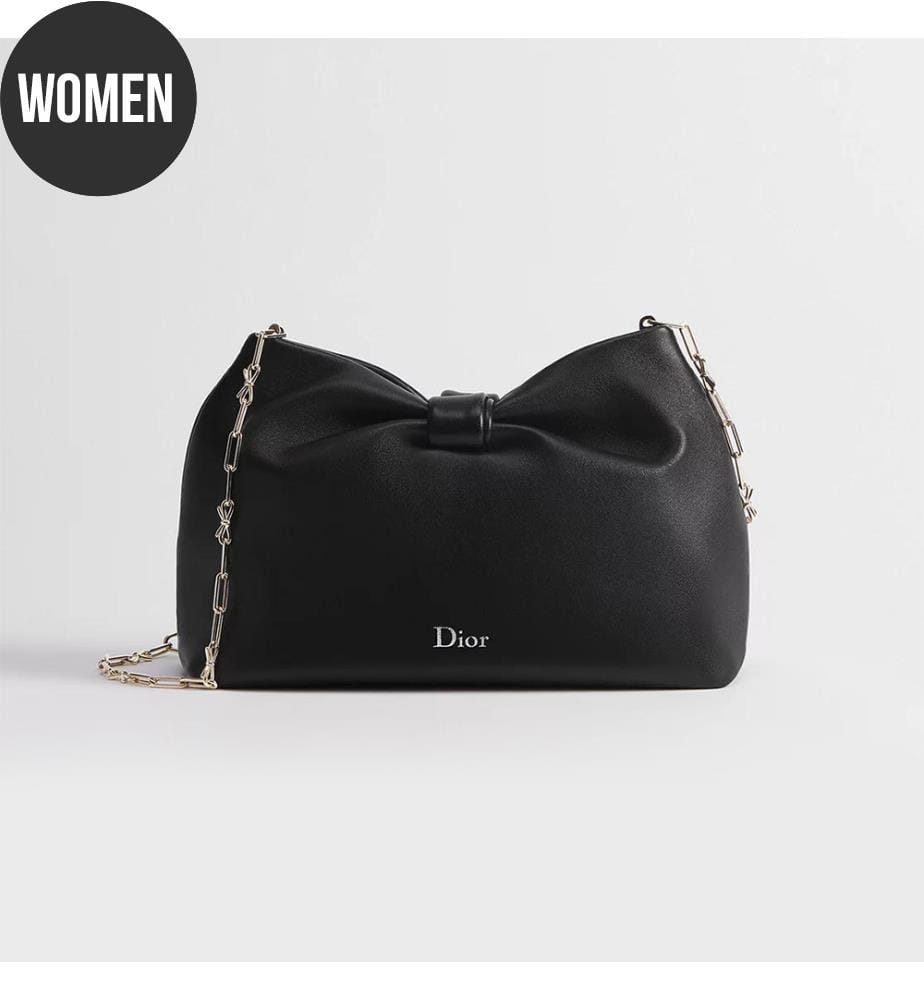 Tasche aus Lammleder – Schwarz