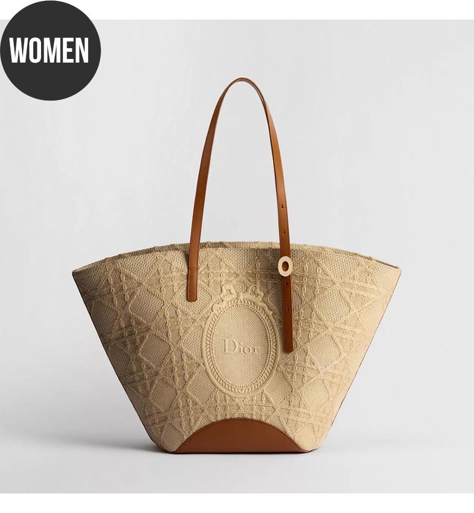 Umhängetasche „Médaillon“ aus Kalbsleder – Beige, mehrfarbig