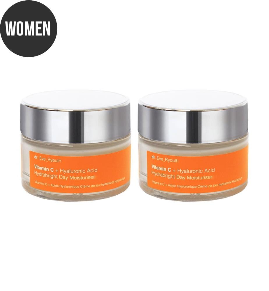Moisturizing Day Cream Vitamin C + Hyaluronic Acid - 2 x 50 ml