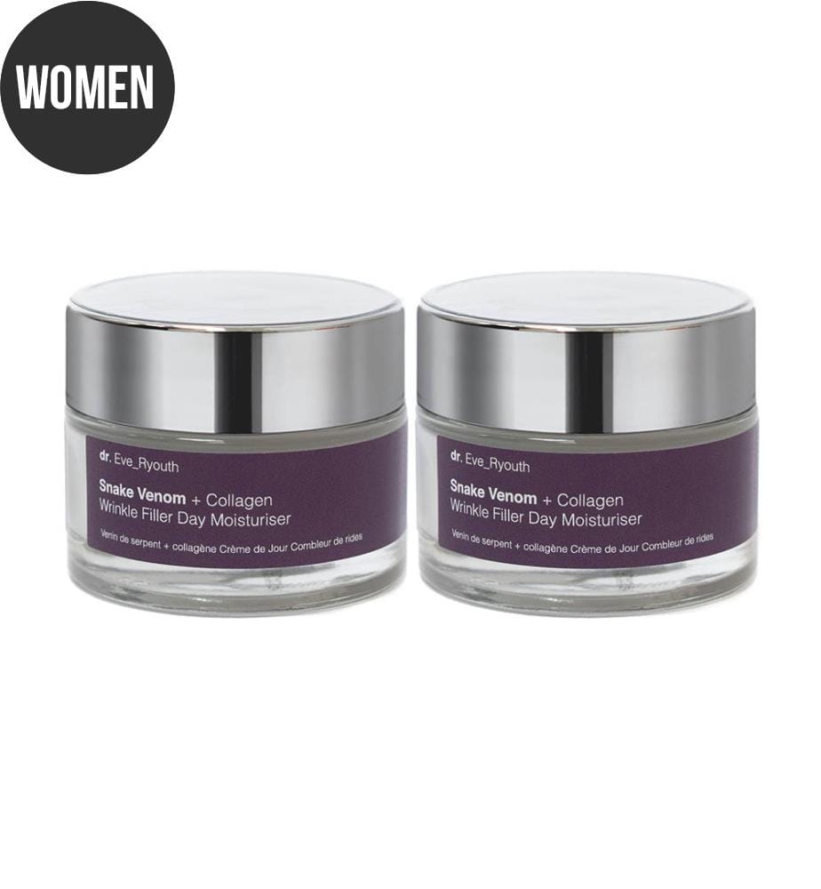 Crème de Jour Anti-Rides Snake Venom + Collagen - 2 x 50 ml