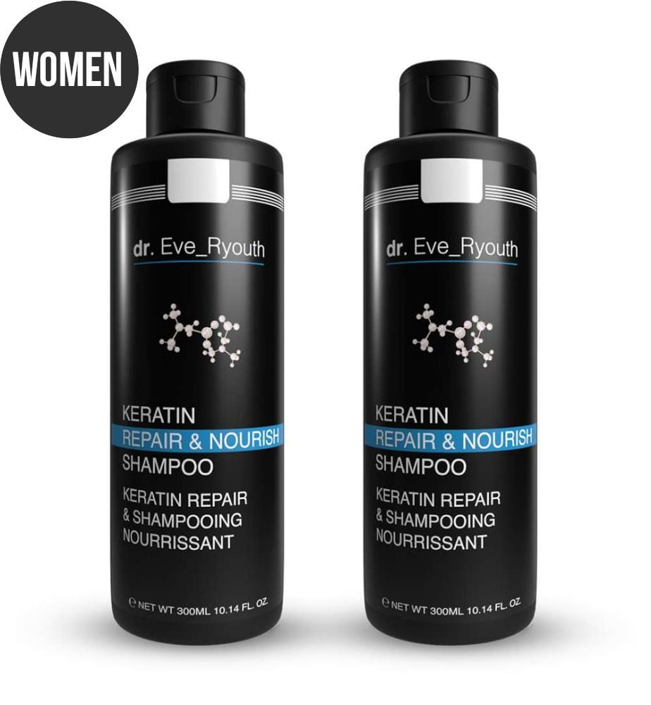 Shampoo riparatore e nutriente alla cheratina - 2 x 300 ml