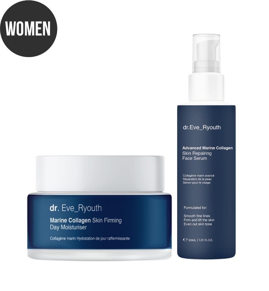 Advanced Marine Collagen Reparierendes Gesichtsserum + Marine Collagen Straffende Tagescreme - 30 ml + 50 ml