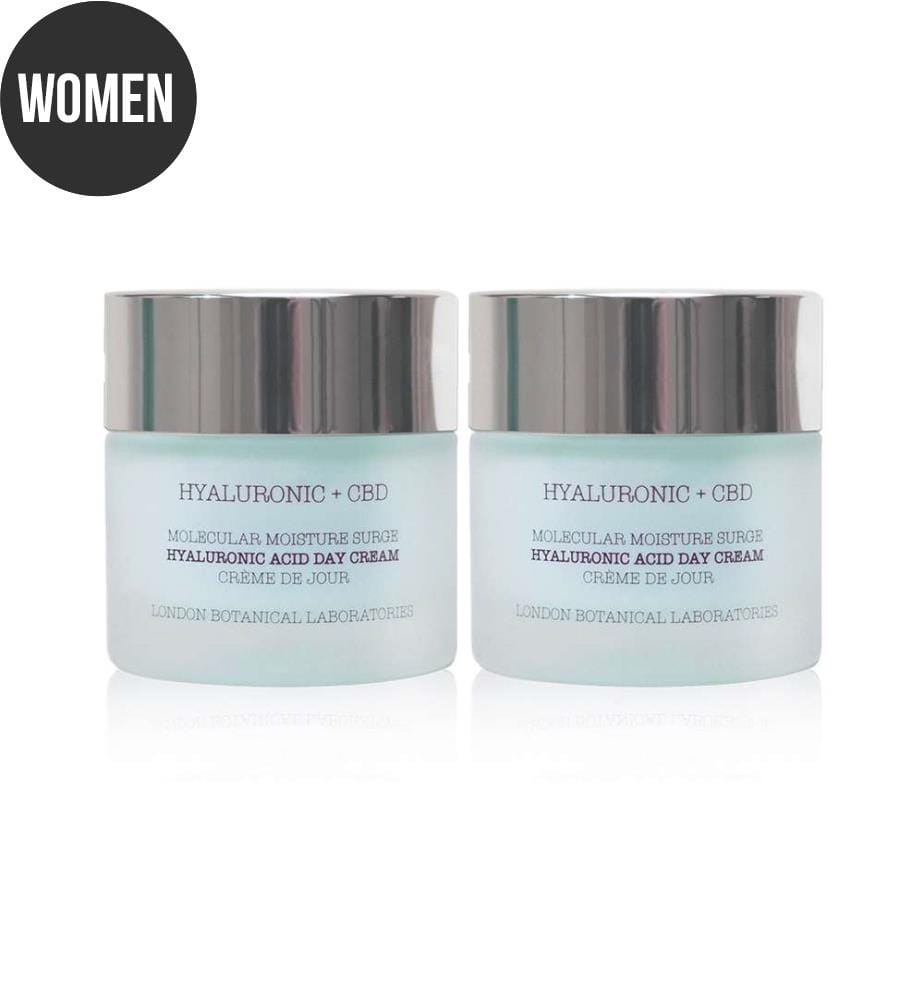 Acido ialuronico + CBD Crema giorno all'acido ialuronico Molecular Moisture Surge - 2 x 50 ml