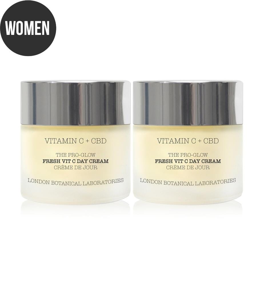 Set of 2 Day Creams Vitamin C + CBD The Pro-Glow Fresh - 2 x 50 ml