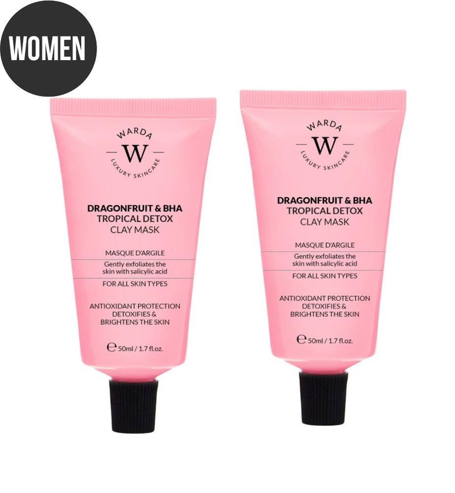 2er Pack Tropische Drachenfrucht & Tonerde Bha Detox-Maske - 50 Ml