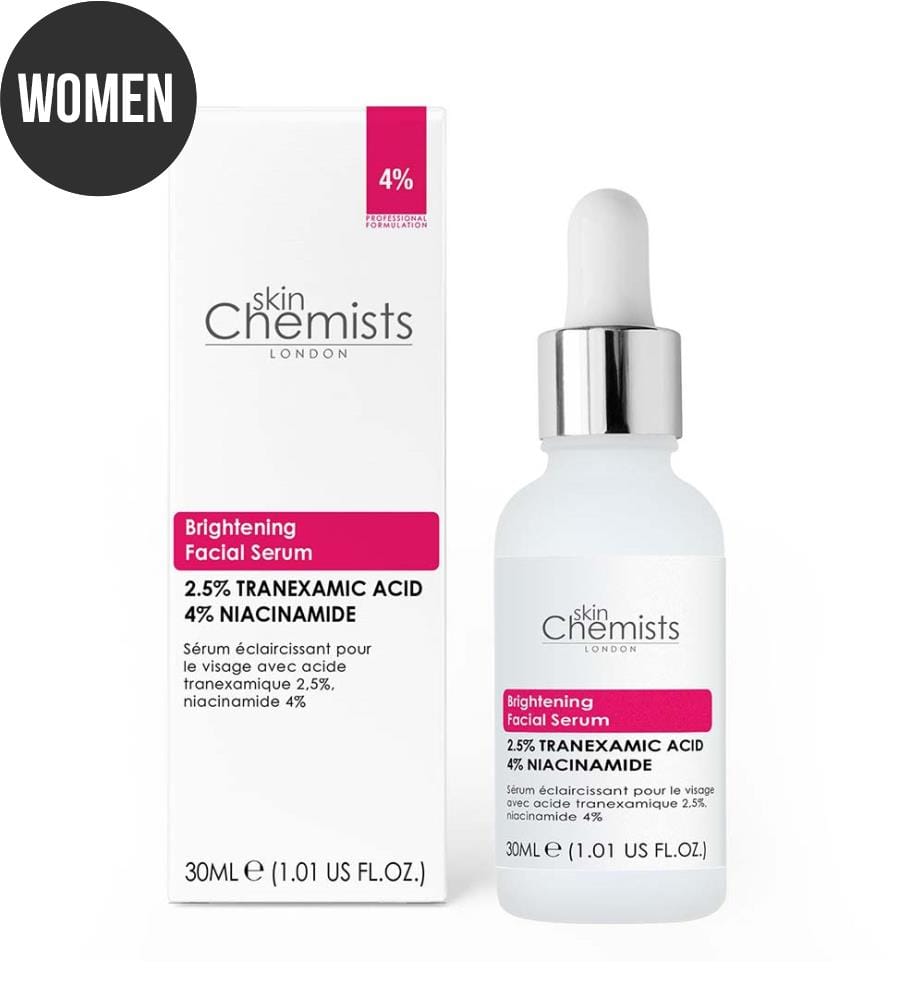 skinChemists Brightening Facial Serum with Tranexamic Acid 2.5% and Niacinamide 4% 30ml