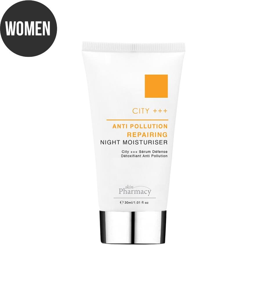 Moisturizing Night Cream City +++ Anti Pollution Repairing - 30 ml