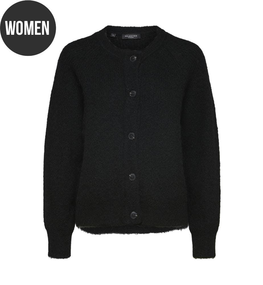 Strickjacke - Schwarz
