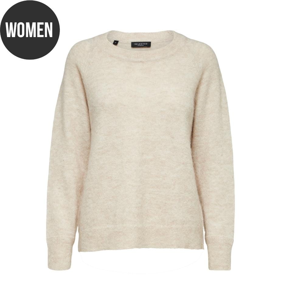 Pullover - Birke meliert
