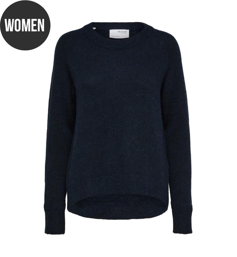 Pullover - Saphir dunkel meliert