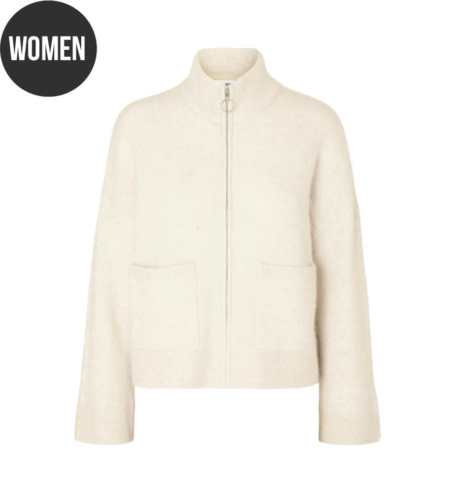 Strickjacke - Birke meliert