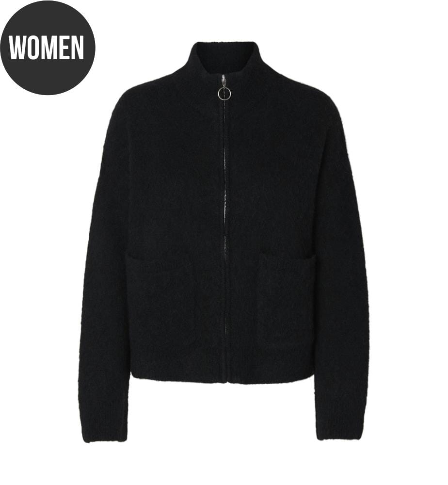 Strickjacke - Schwarz