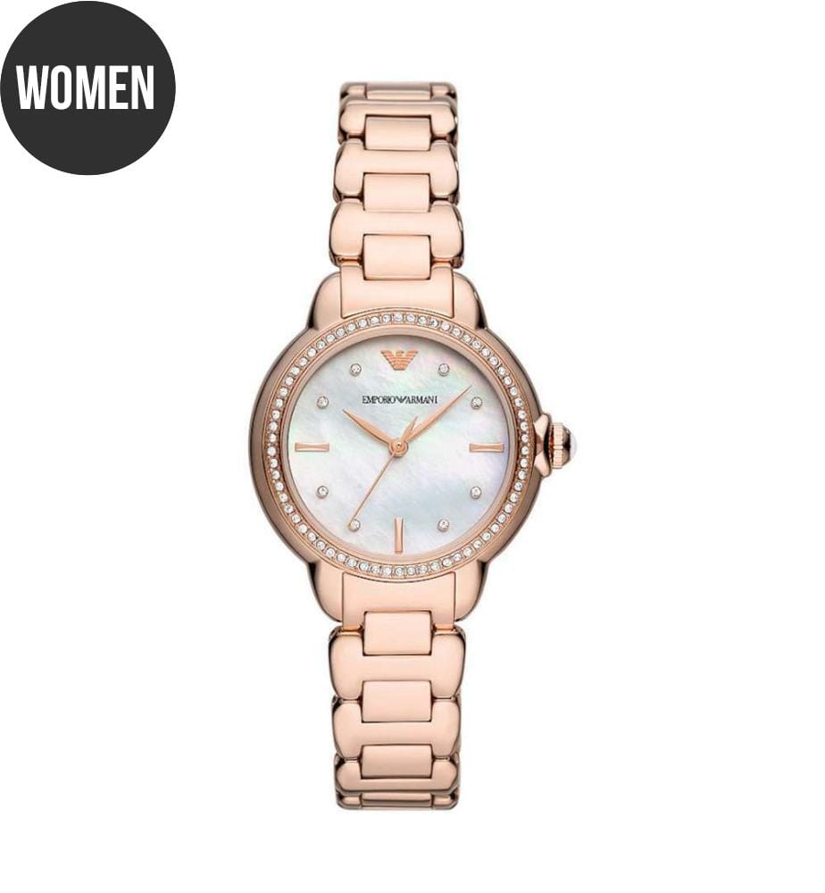 Montre à Quartz Doré Rose AR11523 - 32 mm